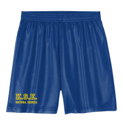 YST5100 Sport-Tek® Youth PosiCharge® Mesh 5” Short KSE Monogram Thumbnail
